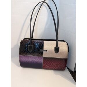 Vittorio 4 Color‎ Croc Style Embossed Handbag
